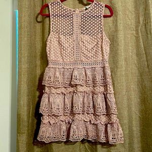Crochet dress worn once to a rehearsal dinner